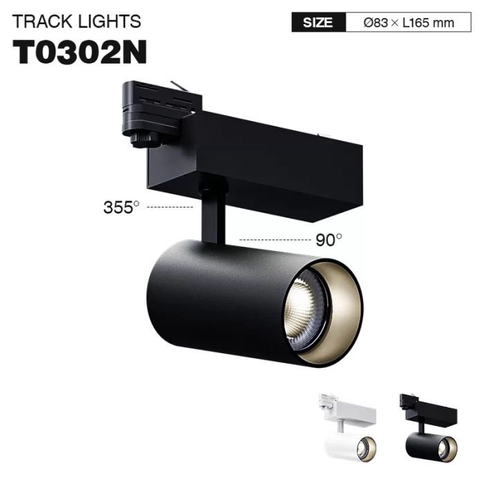 T0302N – 35W 3000K 36˚N/B Ra90 Қара – Бақылау шамдары-Бөлшек сауда дүкенінің жарықтандыруы--01