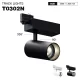 T0302N - 35W 3000K 36˚N/B Ra90 Negru - Luci di traccia - Illuminazione di u magazinu - 01