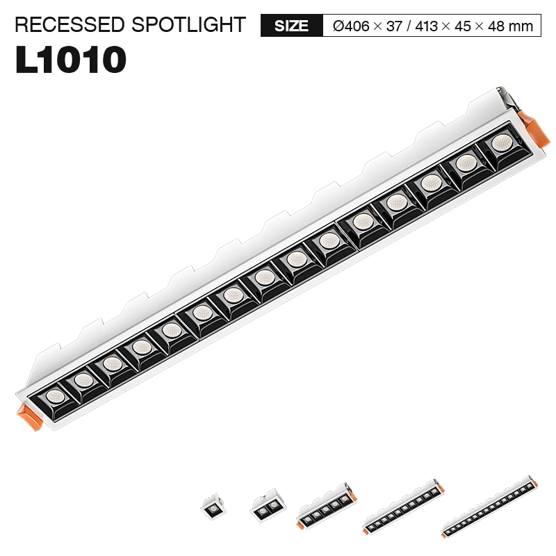 L1010– 15W 4000K 36˚N/B Ra80 Blanka– Spotlights-15w LED Linear Lights--01