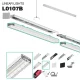 L0107B –50W 4000K 90˚N/B Ra80 White– LED Linear Lights-Supermarket Lighting --01