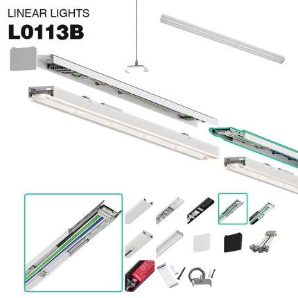 5-wire Trunking A for MLL002-A Linear Light 5-year warranty-KOSOOM-Linear Lights--01
