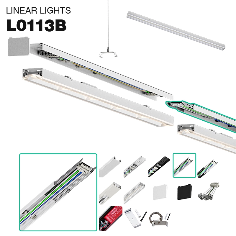 5-wire Trunking A for MLL002-A Linear Light 5-year warranty-KOSOOM-Retail Store Lighting--01