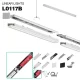 L0117B –50W 4000K 90˚N/B Ra80 White– LED Linear Lights-Linear Ceiling Light--01