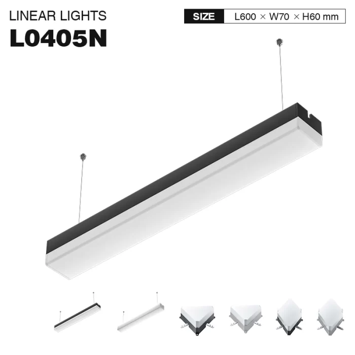 L0405N –15W 4000K 120˚N/B Ra80 қара– LED сызықтық жарық-бөлшек сауда дүкенінің жарықтандыруы--01