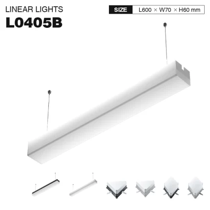 L0405B –15W 4000K 120˚N/B Ra80 White– LED Linear Light-15w LED Linear Lights--01