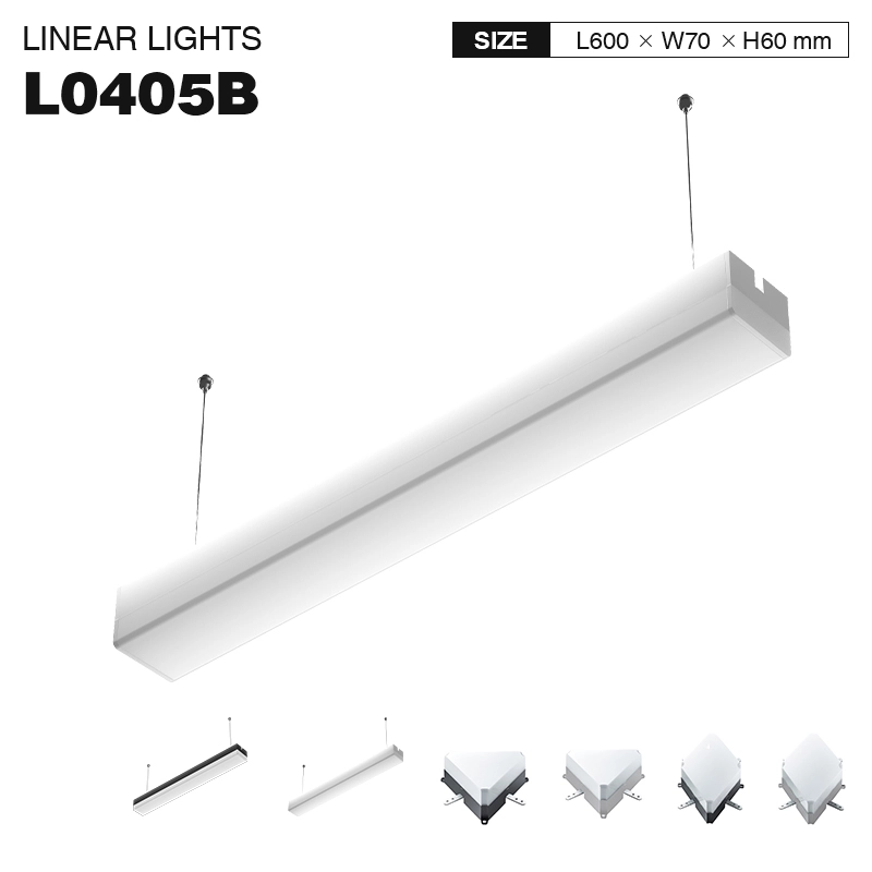 L0405B –15W 4000K 120˚N/B Ra80 White– LED Linear Light-Linear Chandelier Dining Room--01