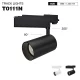 T0111N - 30W 3000K 55°N/B Ra80 Black - Track Lights-Ceiling Track Lighting-TRL001-01