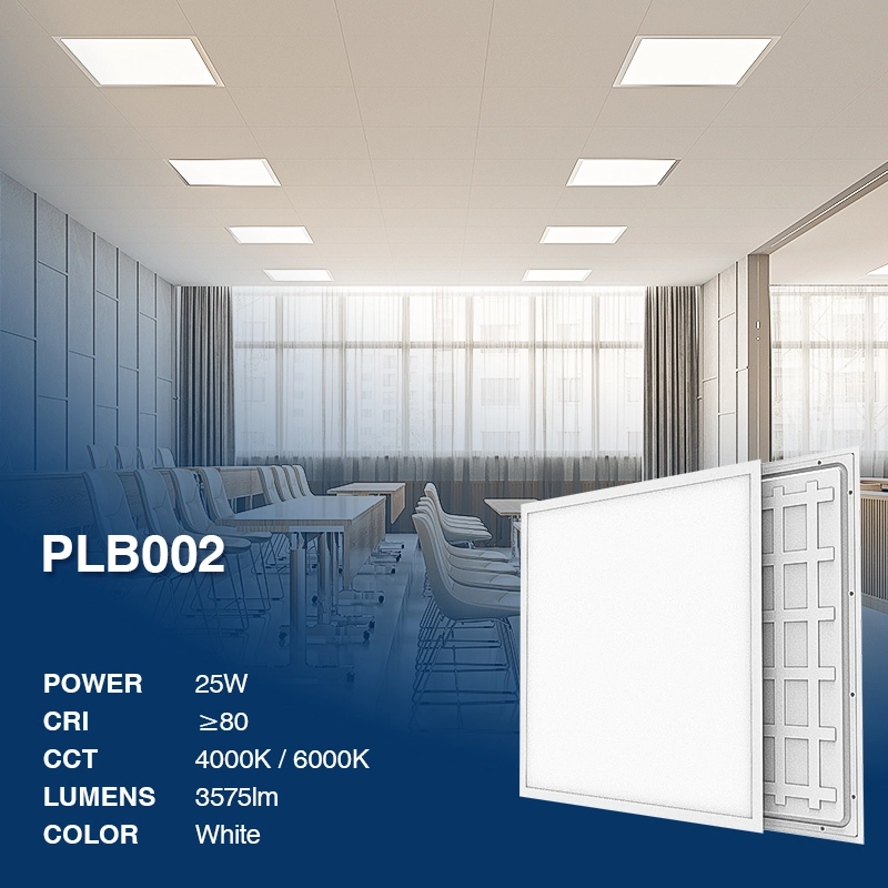 PB0210 - 25W 4000k UGR≤26 CRI≥80 سفید - پنل LED روشن-چراغ سقفی سفید--02