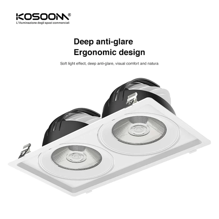 C0401– 10W 3000K 24˚N/B Ra90 White – LED Recessed Spotlights-Porch Lighting--03