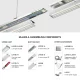 MLL5-A Linear Light အတွက် 002-wire Trunking A အတွက် အာမခံ 5 နှစ်-KOSOOMလက်လီအရောင်းဆိုင်--၀၂