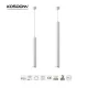 I0101B– 7W 3000K 36˚N/B Ra90 Wit– Hangers Lights-Bar Lighting--03B