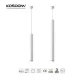 I0101B– 7W 3000K 36˚N/B Ra90 White–  Pendants Lights-Bar Lighting--03B