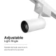 T0302B – 35W 3000K 36˚N/B Ra90 ສີຂາວ – Tracking Lights-Basement Track Lighting--04