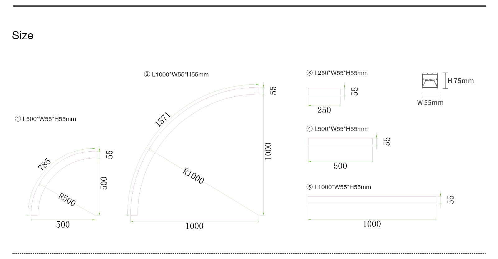 SLL001-A L1701N Linear Light 4000K OEM Factory- Kosoom-Moderní lineární osvětlení--04