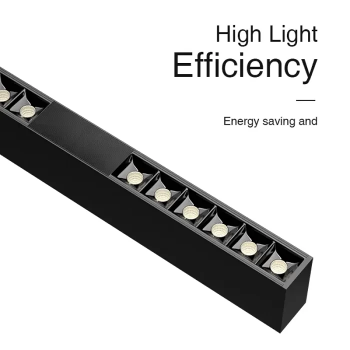 L1601 –30W 3000K 34˚N/B Ra80 Black– LED Linear Lights-Lining Room Lighting--04