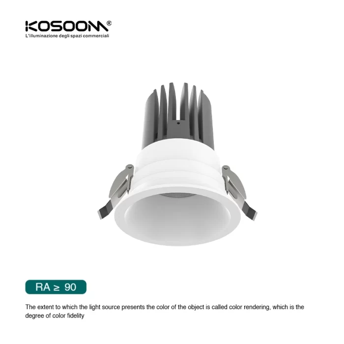 C1002– 7W 4000K 24˚N/B Ra90 Bianco– Faretti LED-Illuminazione commerciale--04