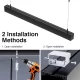 L1703N –30W 4000K 110˚N/B Ra80 Black– Linear Light-Gym Lighting-SLL001-A-07