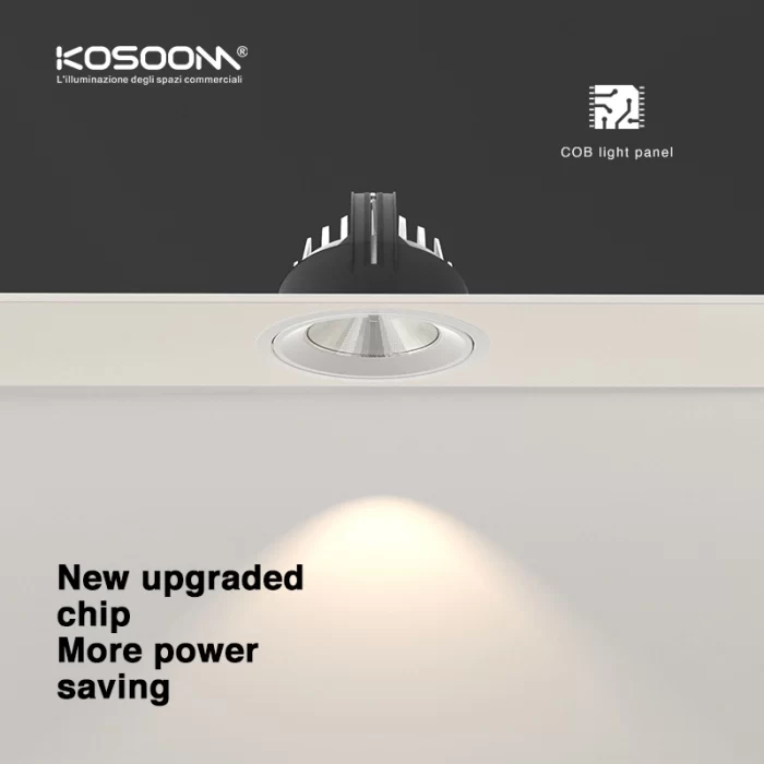 C0301 – 7 W 3000 K 24˚N/B Ra90 Weiß – LED-Einbaustrahler – Innenbeleuchtung – 07