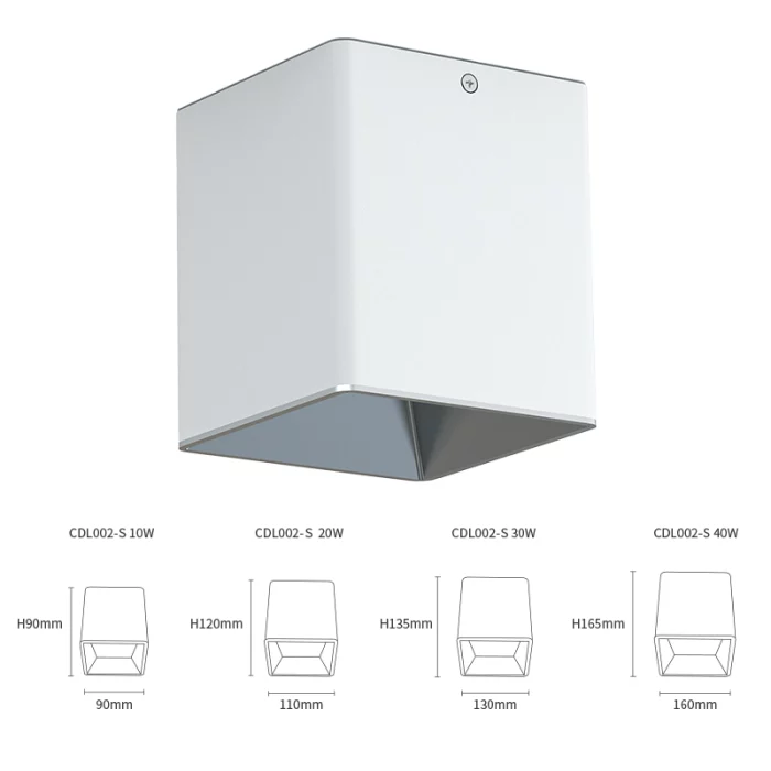 D1101 - 10 وات 3000 كلفن Ra90 UGR ≥22 أبيض - إضاءة سبوت LED - إضاءة سبوت LED 10 وات - 07