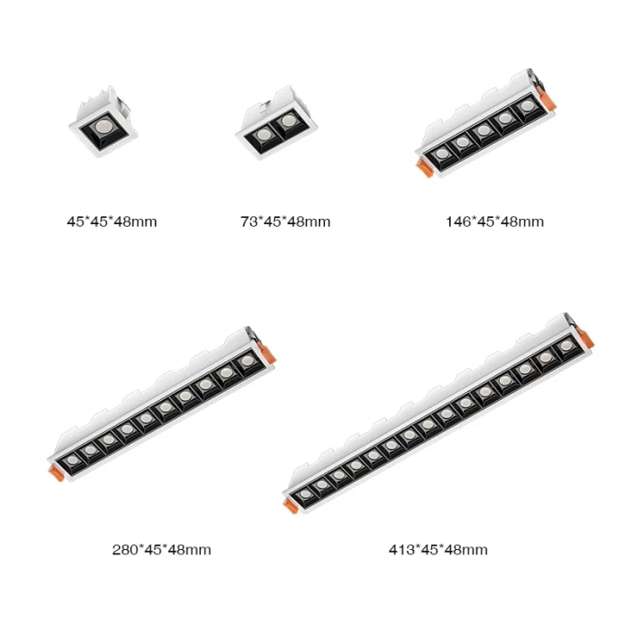 L1008– 10W 4000K 36˚N/B Ra80 Bianco– Faretti-Luci lineari--08