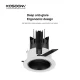 C0601 – 1-10W 2700-6500K 24˚N/B Ra80 Black+White – Track Light Fixtures-Custom LED Lights--08