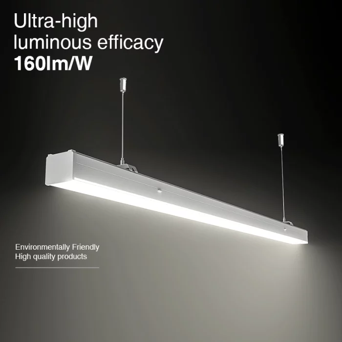 MLL5-A Linear Light အတွက် 002-wire Trunking A အတွက် အာမခံ 5 နှစ်-KOSOOM-White Linear Pendant Light--၀၅