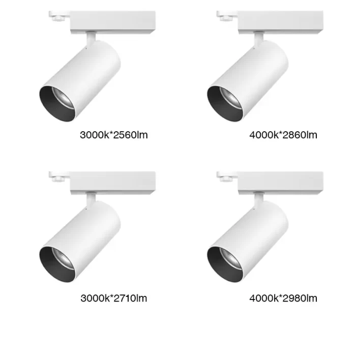 T0303B – 35W 3000K 55˚N/B Ra90 White – Tracking Lights-Retail Store Lighting--08