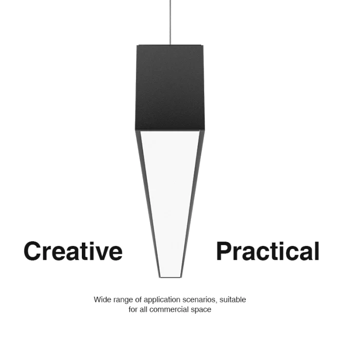 L1703N –30W 4000K 110˚N/B Ra80 Black – linijinis šviestuvas – prekybos centro apšvietimas –SLL001-A-11