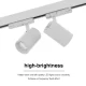 T1501B - 30W 4000K 36°N/B Ra80 White - LED Track Lights-Modern Track Lighting--3