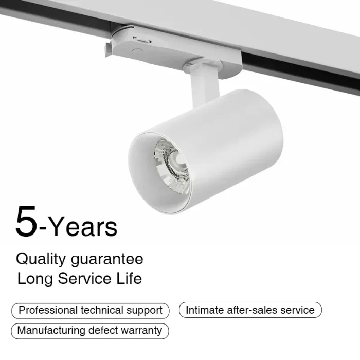T1501B - 30W 4000K 36°N/B Ra80 White - LED Track Lights-Modern Track Lighting--4