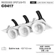 C0417– 30W 3000K 24˚N/B Ra90 White –   LED Recessed Spotlights-LED Spotlights--01