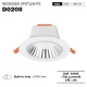 D0208 –20W 4000K 36˚N/B Ra90 White– LED Downlights-White Recessed Lighting--01