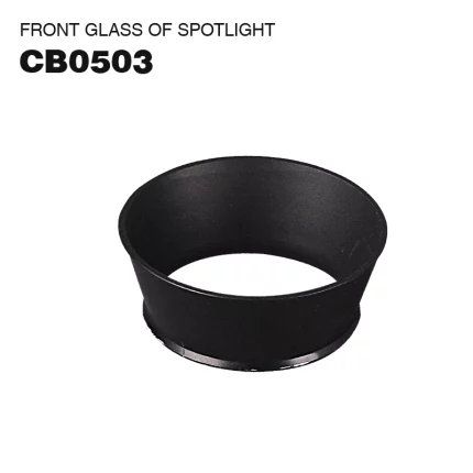 Elegant Black Front Ring para sa Spotlight - CSL005-A-CB0503 - Kosoom-Mga Downlight sa Kisame--01