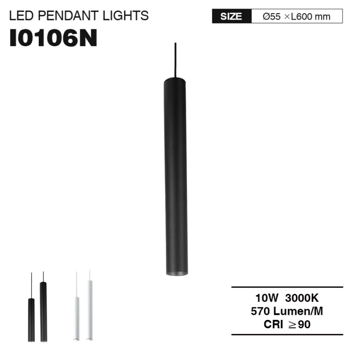 I0106N–10W 3000K 36˚N/B Ra90 White–  Pendants Lights-Modern Pendant Lighting--01