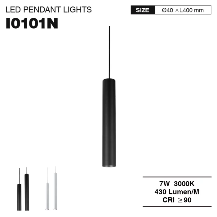 I0101N– 7W 3000K 36˚N/B Ra90 Branco– Luzes Pendentes-Lustre Inteligente--01