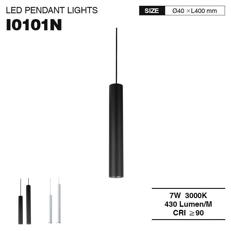 I0101N– 7W 3000K 36˚N/B Ra90 White–  Pendants Lights-Cafe Lighting--01