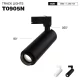 T0905N – 12W 4000K 24˚N/B Ra80 Black –  Track Lights-Supermarket Lighting --01