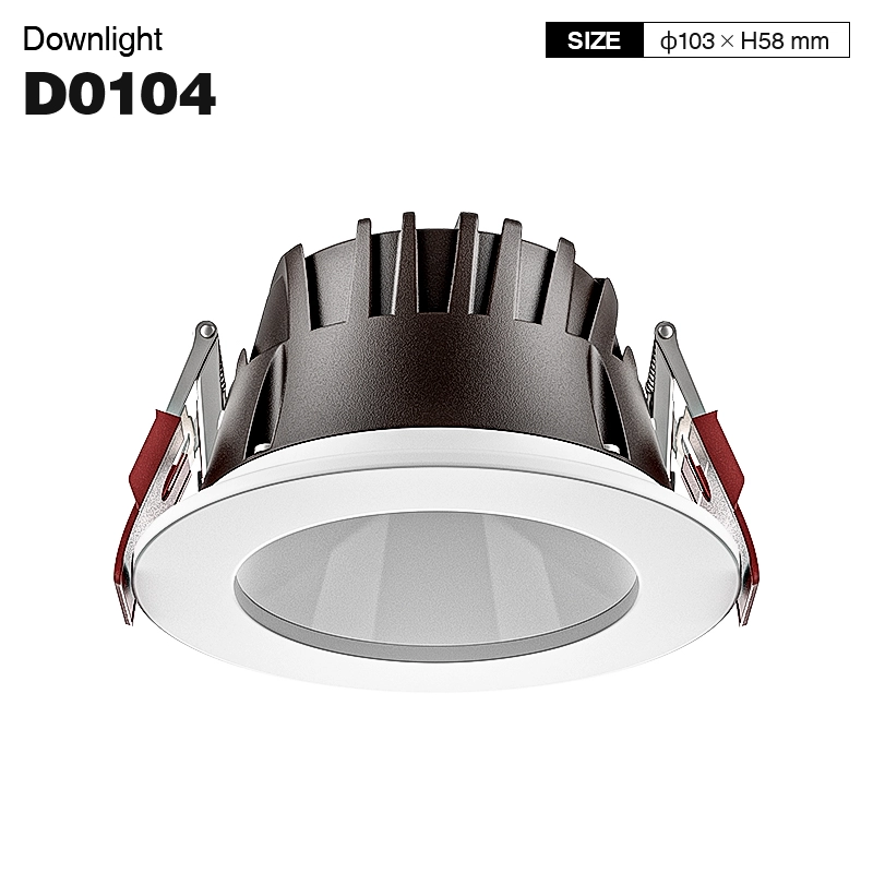 D0104 - 10W 4000K 70°N/B Ra90 White - Recessed Spotlights-Indoor Spotlight--01