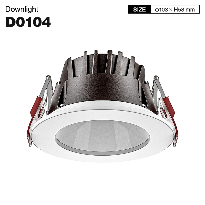 D0104 - 10W 4000K 70°N/B Ra90 Blanc - Focs encastats-Il·luminació de la sala d'estar-CDL001-E-01