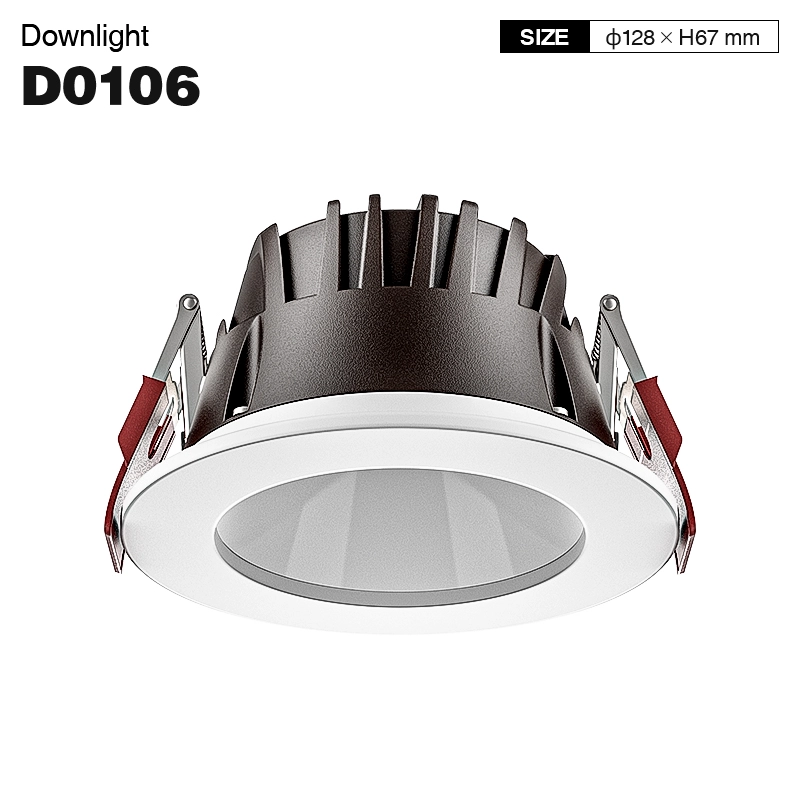 D0106 - 20W 4000K 70°N/B Ra90 Бяло - Прожектори за вграждане-Осветление за спалня-CDL001-E-01