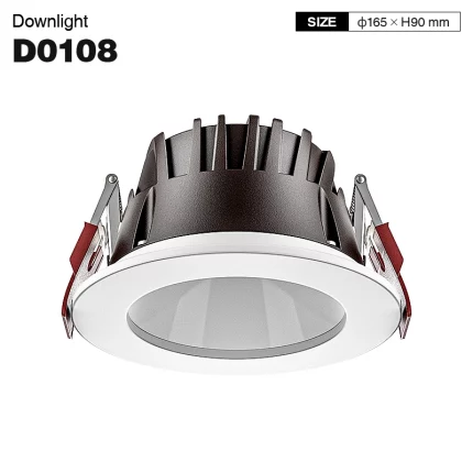 D0108 - 24W 4000K 70°N/B Ra90 سپین - د ځای په ځای شوي څراغونه-د اوسیدو کوټه بیارغول شوې رڼا-CDL001-E-01