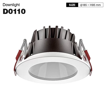 D0110 - 30W 4000K 70°N/B Ra90 White - Recessed Spotlights-Office Spotlights--01