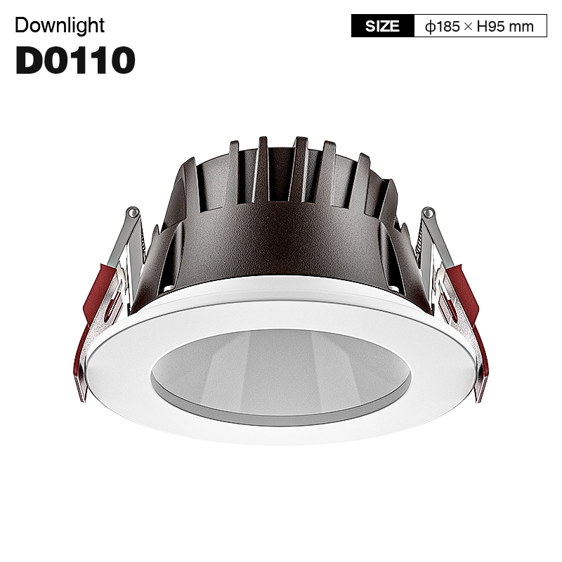 D0110 - 30W 4000K 70 ° N/B Ra90 Geal - Solais fosaidh - Spotlights oifis-CDL001-E-01