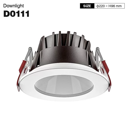 D0111 - 40W 3000K 70°N/B Ra90 Սպիտակ - Ներդիր լուսարձակներ-Հյուրասենյակի ներկառուցված լուսավորություն-CDL001-E-01