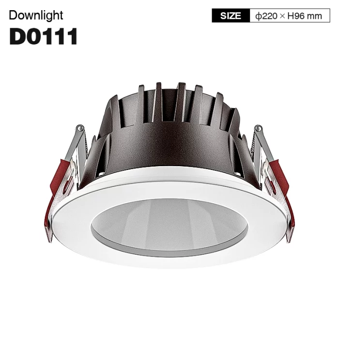 D0111 - 40W 3000K 70°N/B Ra90 White - Recessed Spotlights-Living Room Recessed Lighting-CDL001-E-01