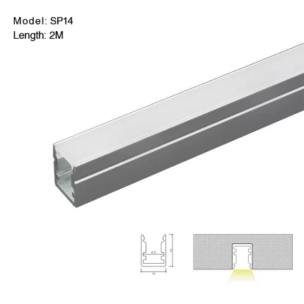 LED المونیم چینل L2000×10×13mm - SP14-Surface Mount LED چینل--01