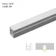 LED Aluminum Channel L2000×10×13mm - SP14-Wiċċ Mount LED Channel--01