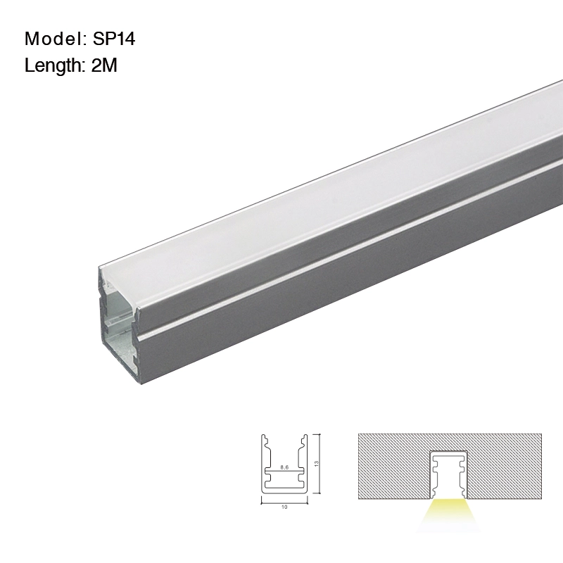 LED Aluminum Channel L2000×10×13mm - SP14-Retail Store Lighting--01