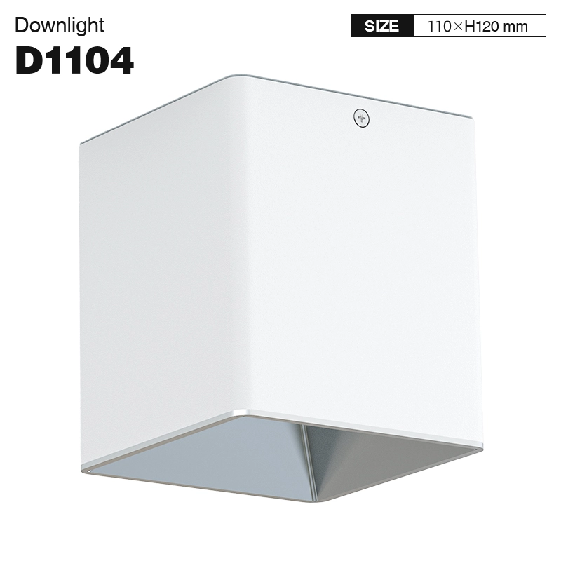 D1104 - 20W 4000K Ra90 UGR≤24 Λευκό - LED Downlights-Φωτισμός καταστήματος λιανικής--01