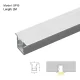 Canal de alumínio LED L2000×17×2713mm - Perfil SP15-LED--01